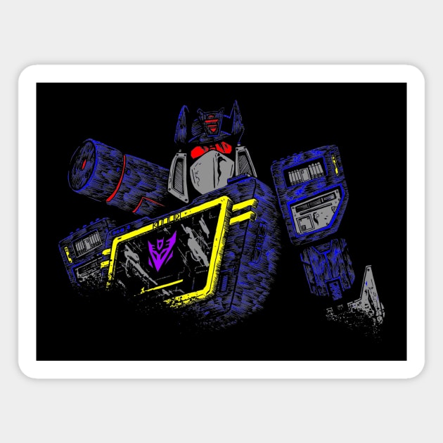 soundwave superior 2 Magnet by JonathanGrimmArt